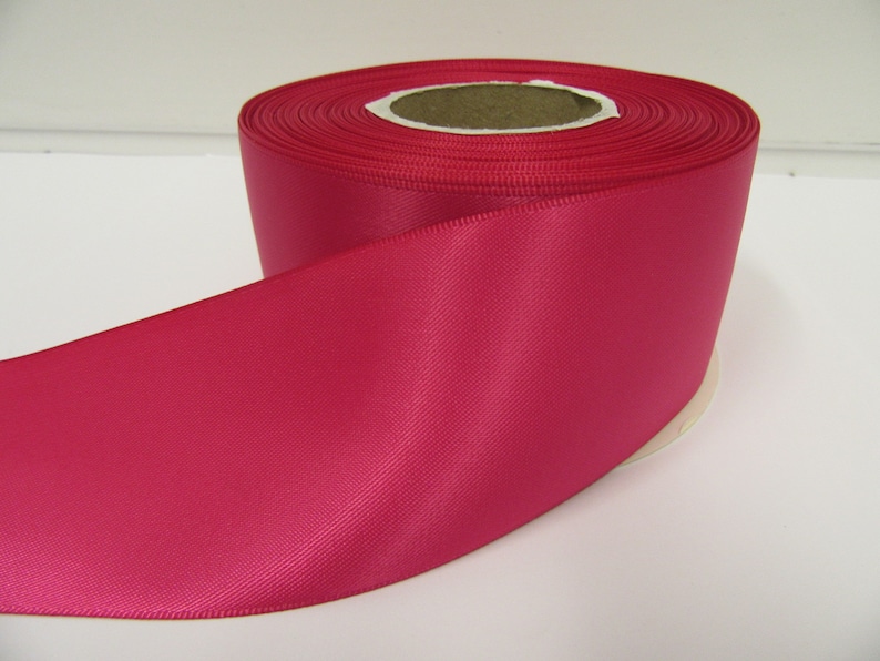 50mm Double Side Satin Ribbon, 2 2 inch 2 metres or 25 metre Full Roll 50cm by Beautiful Ribbon image 9