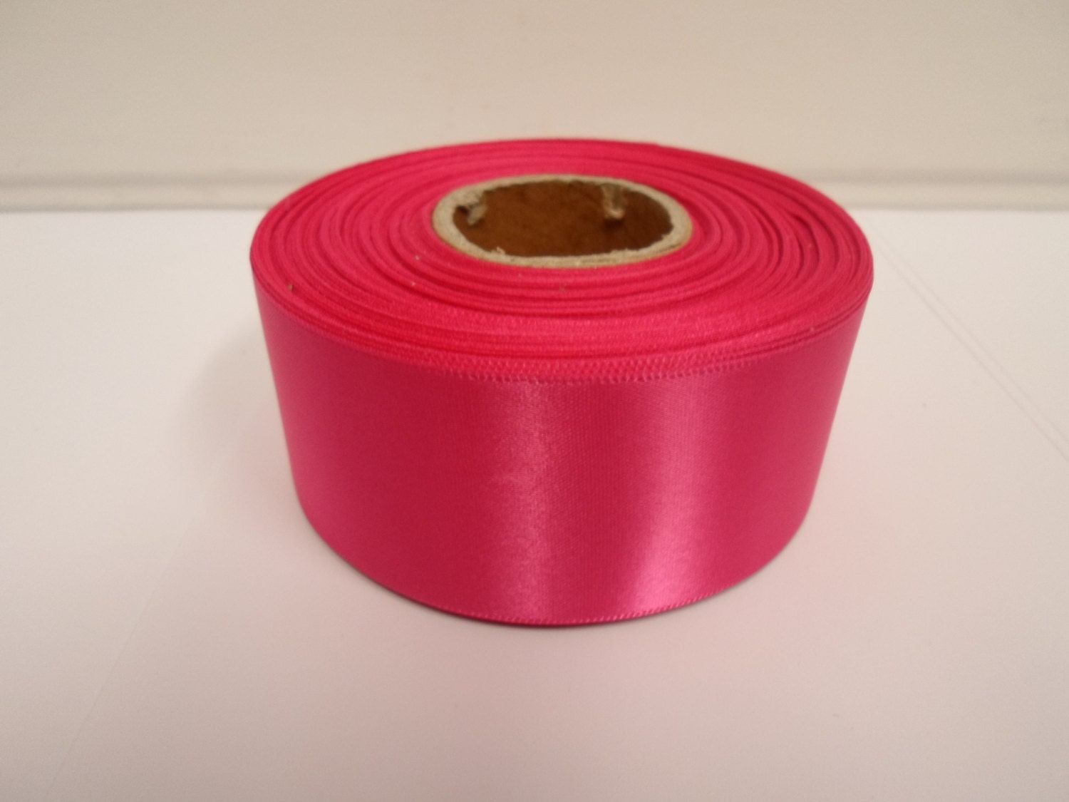 3mm 7mm 10mm 15mm 25mm 38mm 50mm BARBIE BRIGHT PINK Satin Ribbon double sided UK 