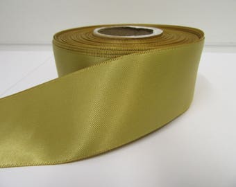 3mm 7mm 10mm 15mm 25mm 38mm 50mm Rolls, Dark Antique Gold Satin Ribbon, 2, 10 or 25 metres, Double sided Bows Trim Tape by Beautiful Ribbon