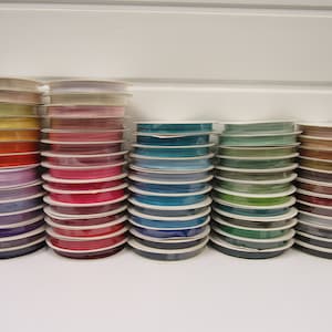Nastro grosgrain bifacciale da 3 mm, rotolo intero da 10 metri o 50 metri, nastro a coste di Beautiful Ribbon