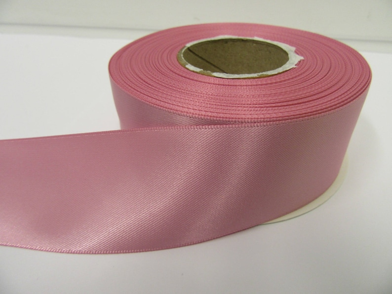 3mm 7mm 10mm 15mm 25mm 38mm 50mm BABY LIGHT PINK Satin Ribbon double sided roll