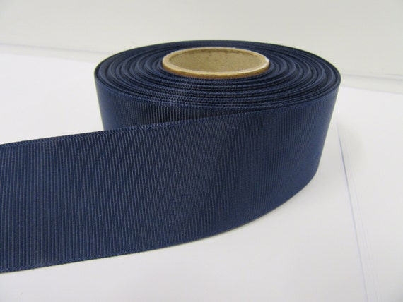 Ribbon Petersham Black Grosgrain 25mm x 10mtrs