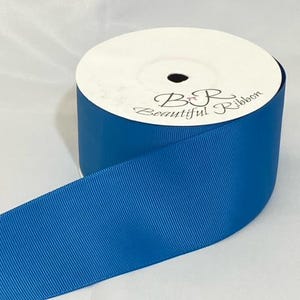 Nastro Grosgrain 3 mm 6 mm 10 mm 16 mm 22 mm 38 mm 50 mm Nastro di rifinitura a coste blu scuro FRANCESE antico, rotoli di fiocchi, rotoli di nastro bellissimo
