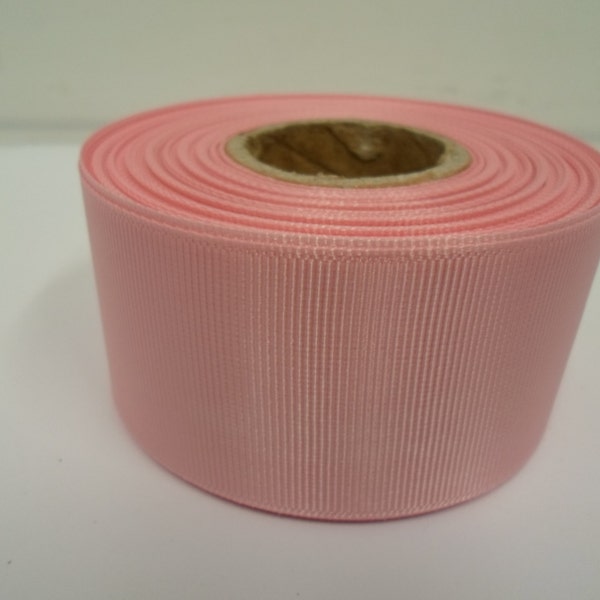 Grosgrain Ribbon 3mm 6mm 10mm 16mm 22mm 38mm 50mm Rolls, Light Pink, 2,10, 20 or 50 metres, Ribbed Double sided by Beautiful Ribbon