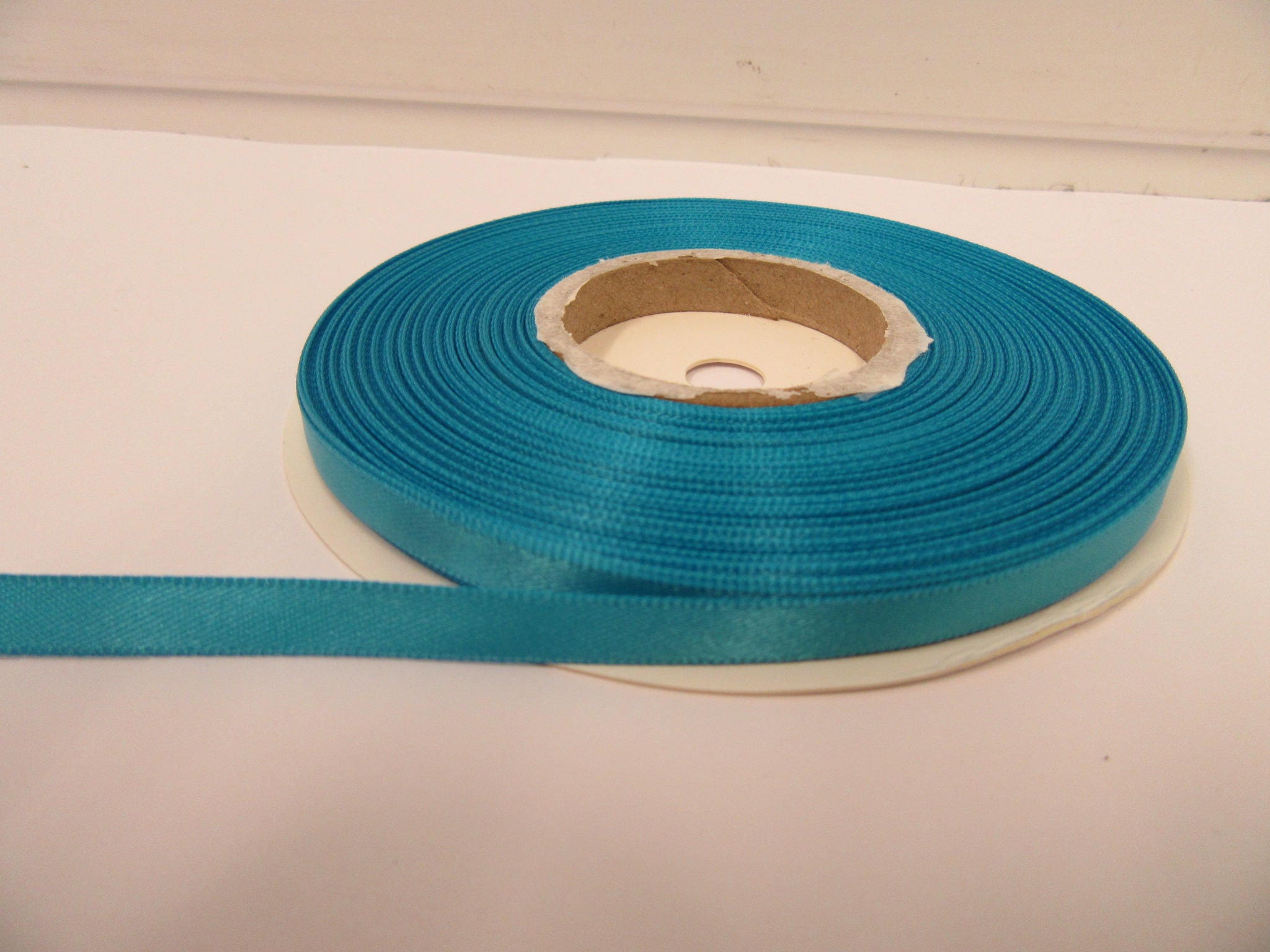 Polyflake Ribbon 3mm 7mm 10mm 15mm 25mm 38mm 50mm Rolls, Sky Blue Satinrribbon, 2, 10 or ...