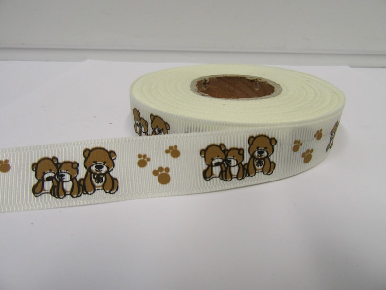 Graham Large Golden Bear with Ribbon main image 1