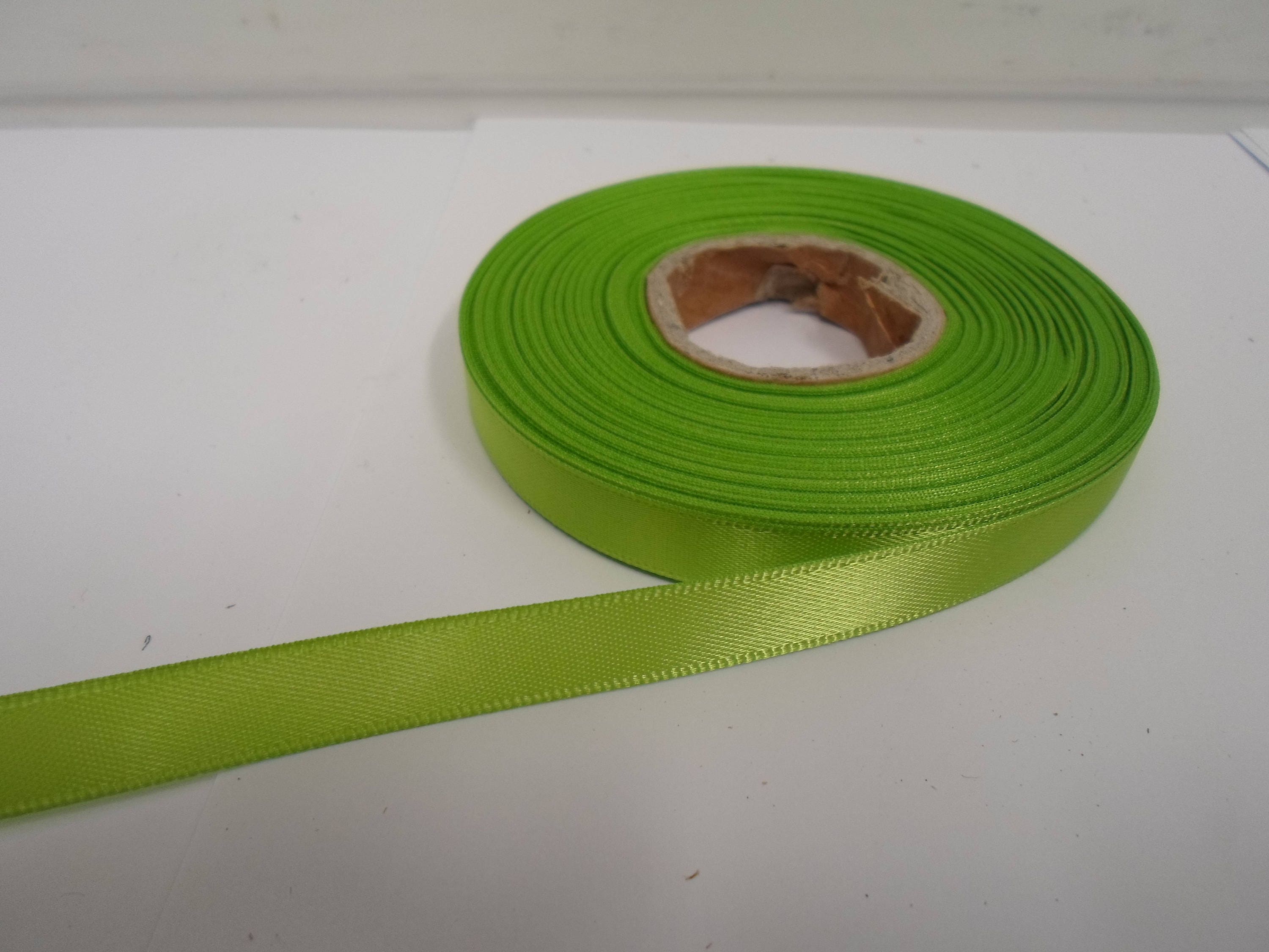 Olive dark Green Satin ribbon Double sided 3mm 7mm 10mm 15mm 25mm 38mm 50mm  Roll Bow