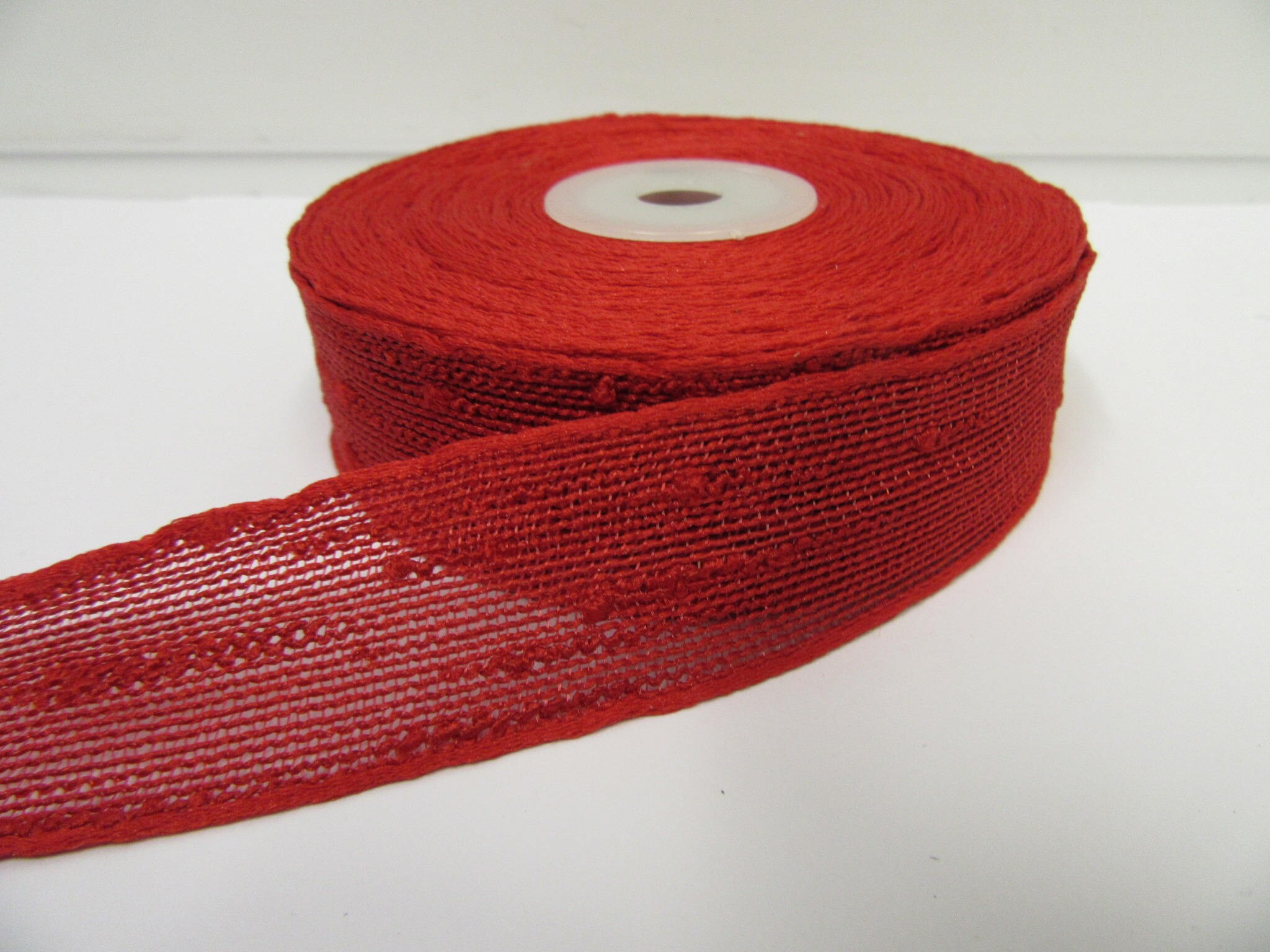 Slub Ribbon 25mm 38mm Bouncle Slub Ribbon, 2 or 10 Metre Roll Net Netting Mesh Trim ...