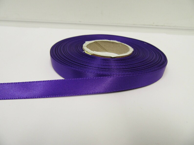 3mm 7mm 10mm 15mm 25mm 38mm 50mm Rolls Orchid Bright Purple Satin Ribbon 10 or 25 metres Double sided, 2