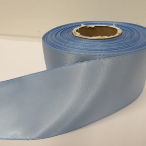 3mm 7mm 10mm 15mm 25mm 38mm 50mm Rollen, hell taubenblaues Satinband, 2, 10 oder 25 Meter, doppelseitiges Schleifen Zierband von Beautiful Ribbon
