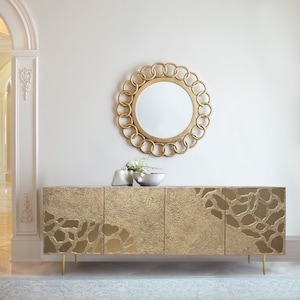 Art Deco style sideboard gold 170cm