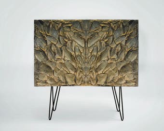 Midcentury style cabinet Gold