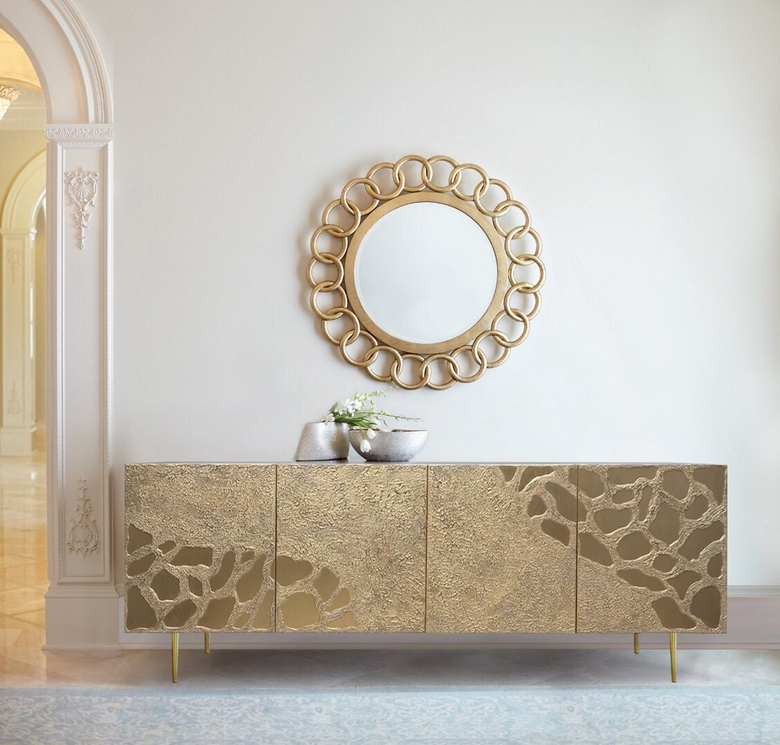 Credenza gold deals