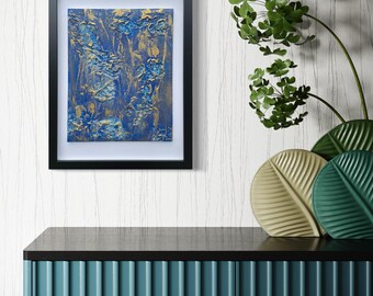 Textured art. Abstract art