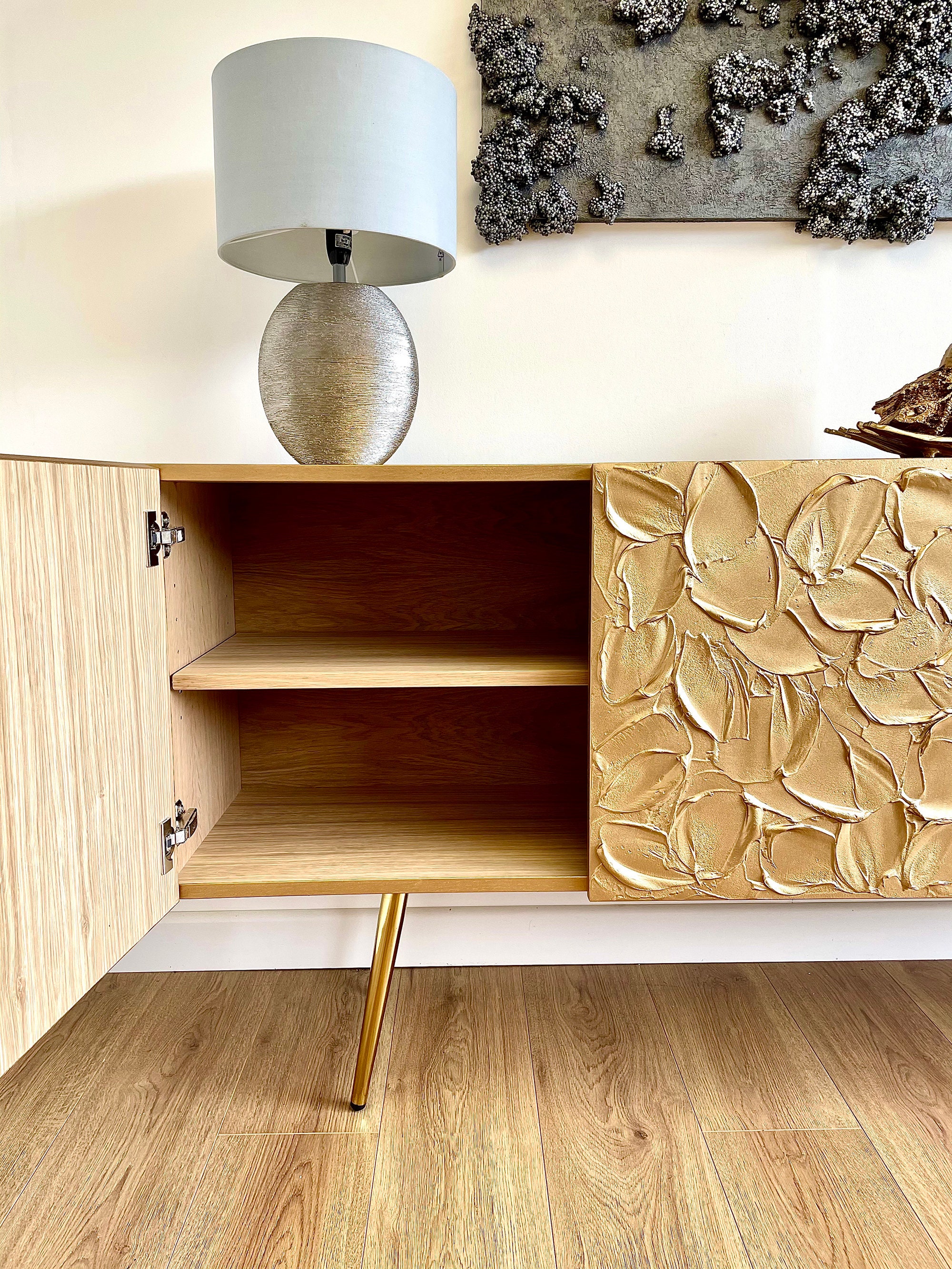 Extra Long Gold Credenza Etsy Ireland