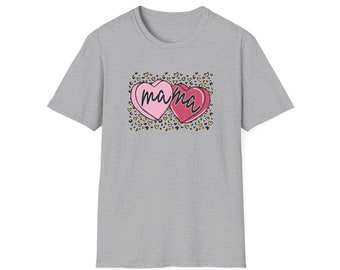 Mama Hearts -  Tee Unisex Softstyle T-Shirt