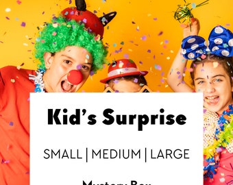 Kid's Surprise Mystery Box - For Boys, Girls, And Neutral - Small, Medium, Large Size Options - Mystery gift - Toys For Kids