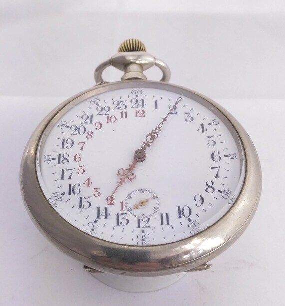 24 hour pocket watch