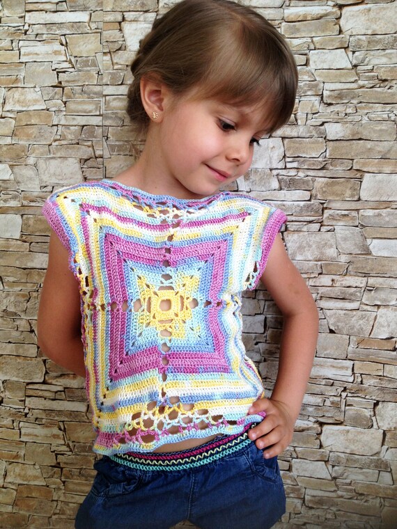 cropped square crochet
