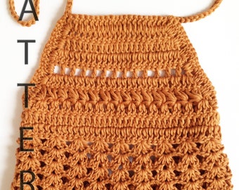 PATTERN Crochet baby crop top Vacation Beach clothing for baby PDF Pattern Crochet baby outfit Tutorial Sammer baby girls halter top digital