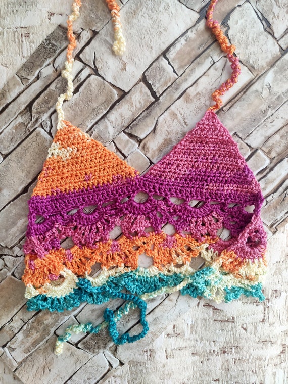 Sujetador crochet best sale