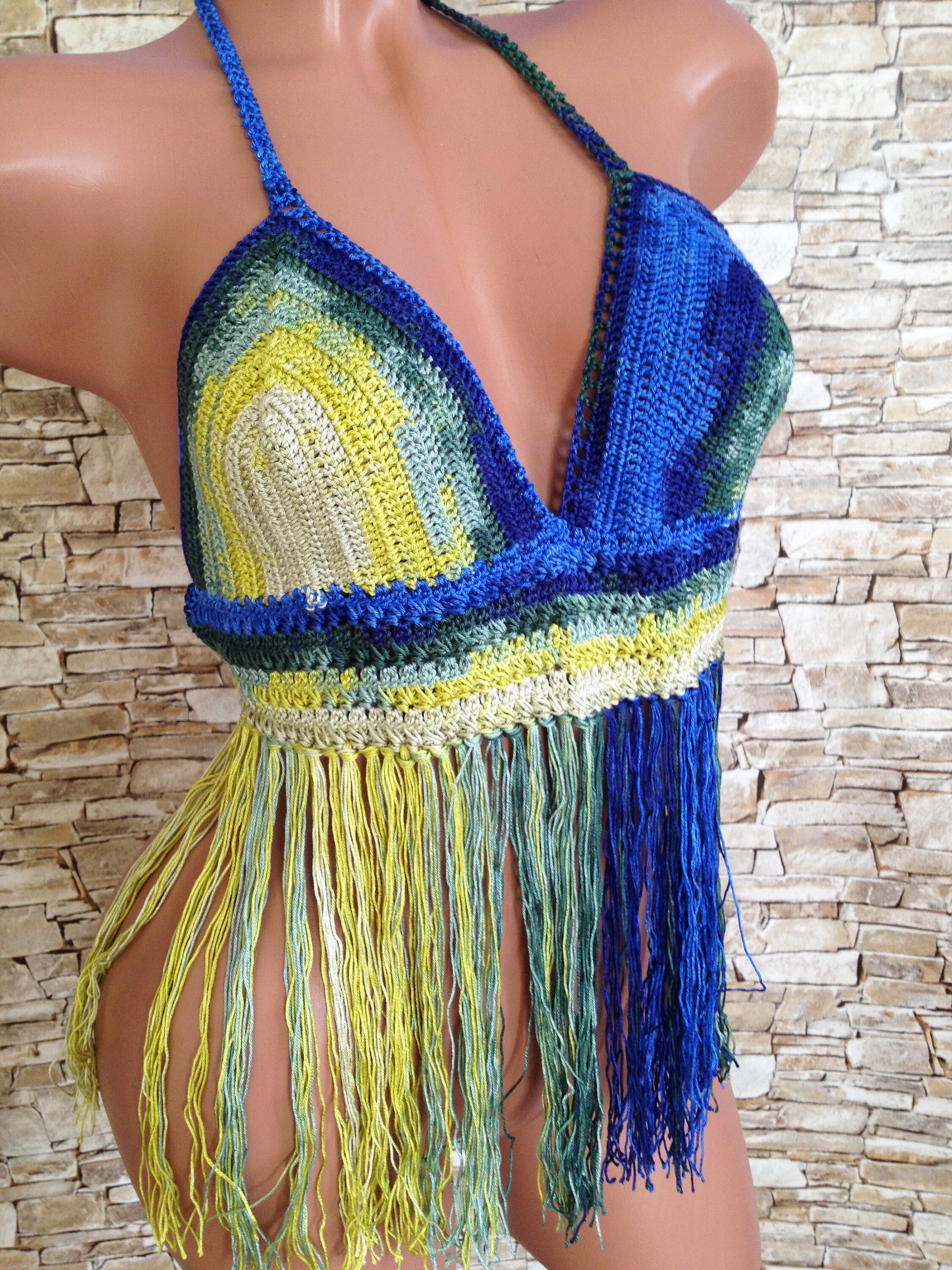 WILLA™ – Boho Diamond Crochet Batwing Top