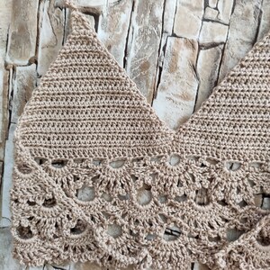 Crochet Toddler Top Beige Open Back Crocheted Top Beach - Etsy