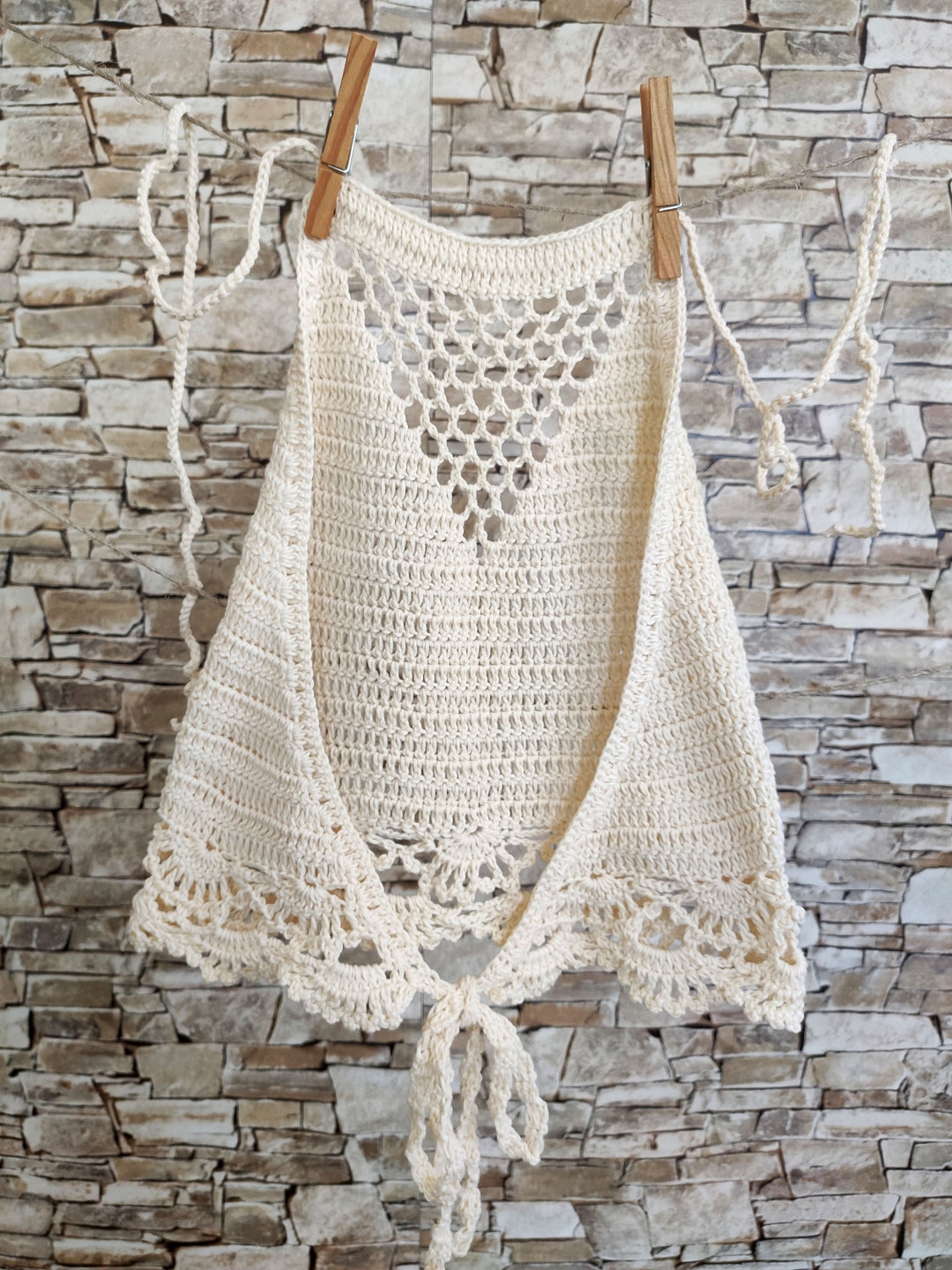 Stylish Crochet Halter Top for Mum and My Boho Summer Festival Outfit ...