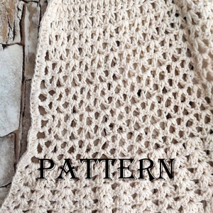 PATTERN Crochet Top Toddler Crop Top PDF Pattern Open Back Halter Top ...