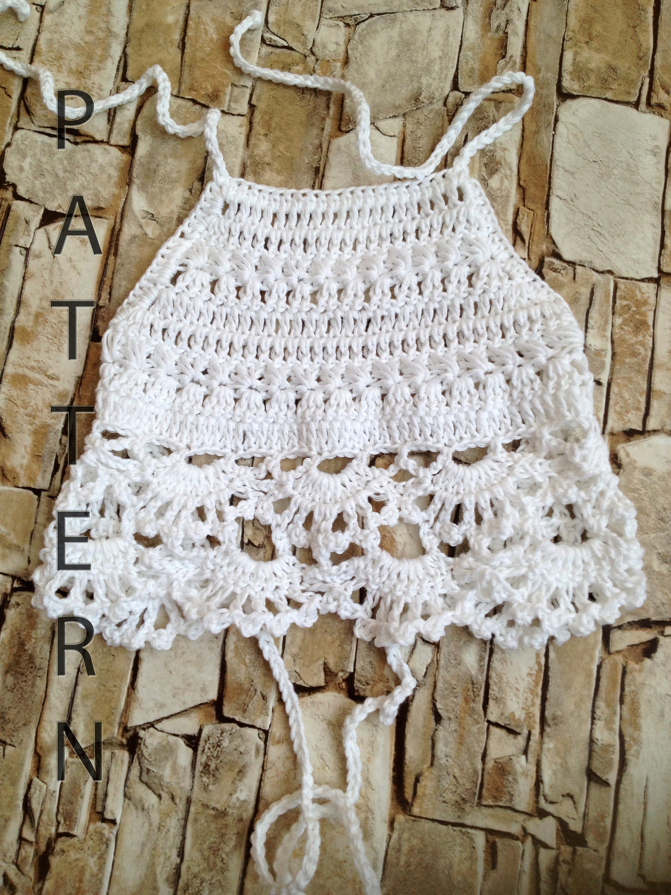 Crochet baby halter top free pattern hotsell