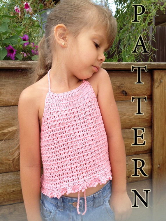 pink crochet top