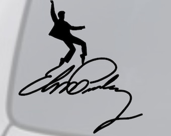 Elvis Presley vinyldekal, bilruteklistermärke
