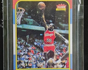 MICHAEL JORDAN Fleer #57 Rookie RC-basketbalkaart 1986-87 **Lees de volledige beschrijving van de listing voordat je bestelt**