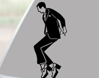 PEE-WEE HERMAN Tequila Dance - Vinyl Decal Sticker Car Rear Window Wall Bumper Paul Reubens Playhouse Show Big Top Adventure Holiday Rip