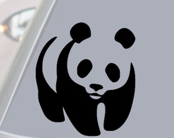 Vinylsticker pandabeer - auto, vrachtwagen, raamsticker