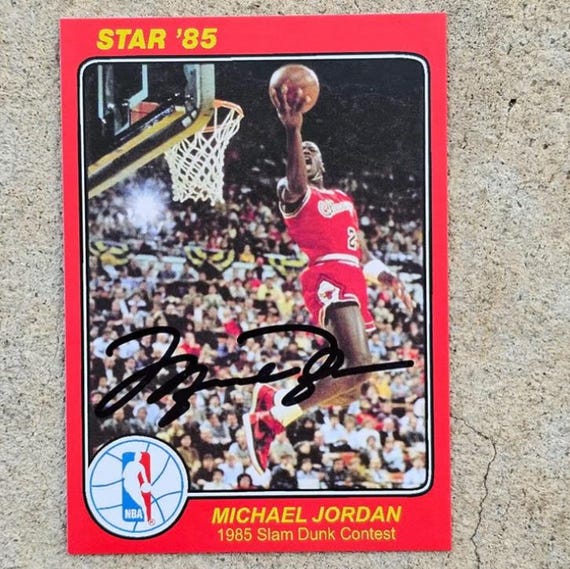 michael jordan slam dunk contest 1985