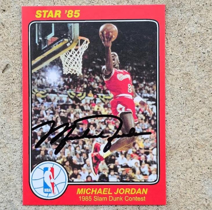 michael jordan dunk contest 1985