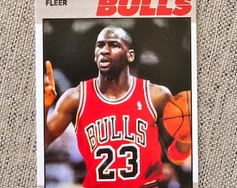 MICHAEL JORDAN Fleer #59 (2e jaar) basketbalkaart 1987-88 **LEES de volledige beschrijving van de listing voordat je bestelt**