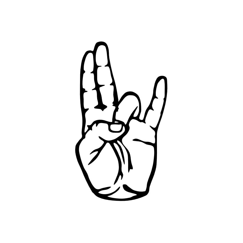 Adesivo Per Cellulare 'The Shocker Hand' 50x70 Mm Con Bandiera Corea Del Sud - Skin In Vinile Orafol Made In Germany - 4