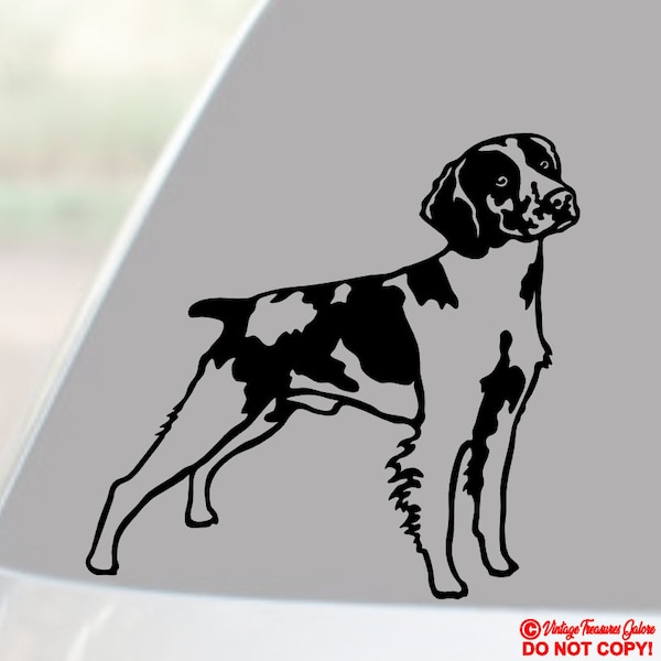 Brittany Spaniel Vinyl Aufkleber - Hunderasse Autoaufkleber