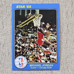 Michael Jordan 1985 Star Rookie Card - Etsy Canada