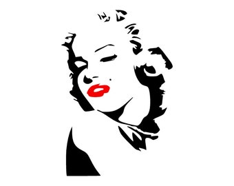 Marilyn Monroe Vinyl Decal Sticker Car Window Wall Bumper Laptop MacBook Home Decor