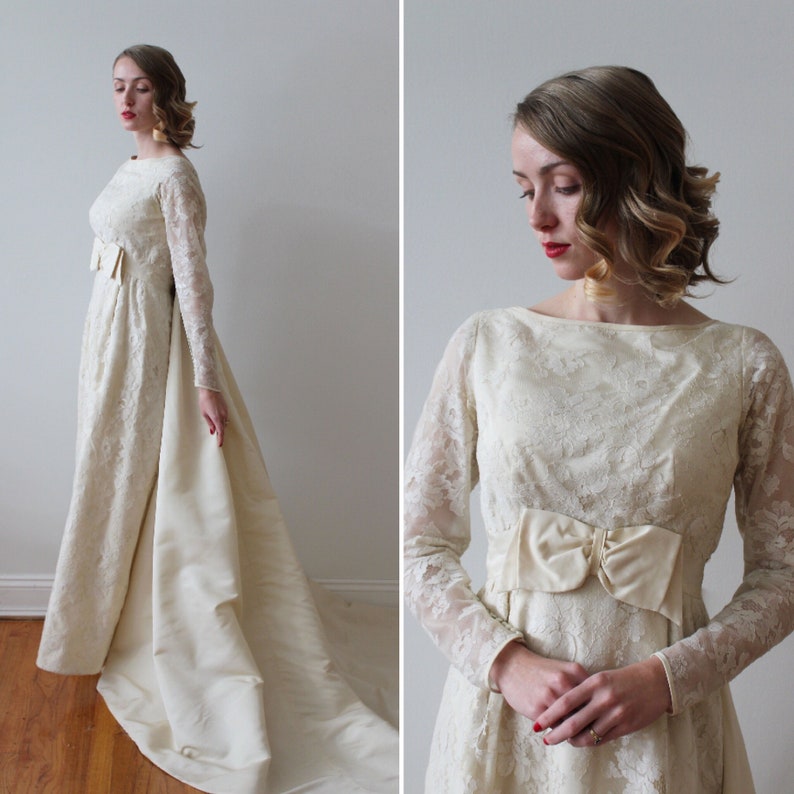 1960s Long Wedding Dresses