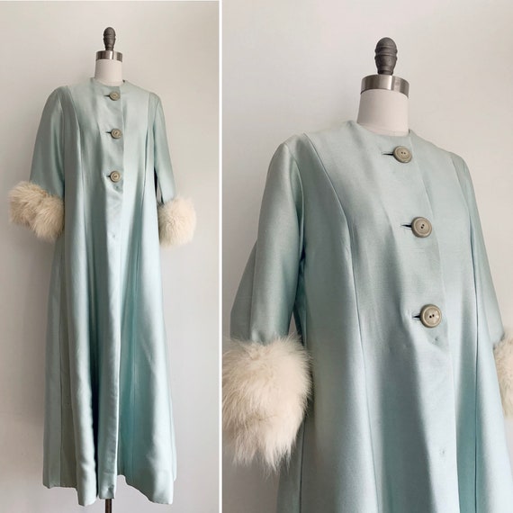 Vintage 1960's Bullocks Willshire Long Evening Coa