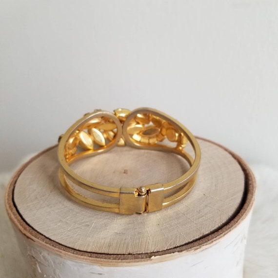 Vintage 1960s Juliana Statement Clamper Bracelet with… Gem