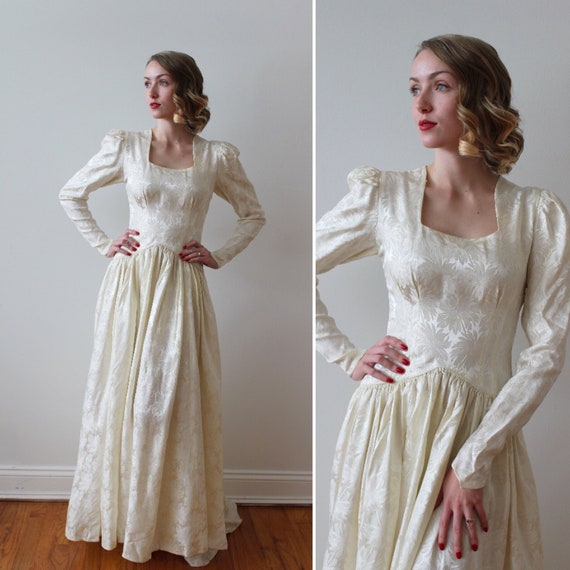 Handmade Gunne Sax Remake 70s Bridal Prairie Dress – Retro Fairy
