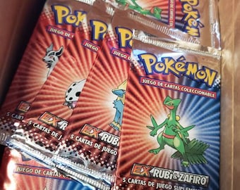 pokemon ruby and sapphire booster box Pokemon EX Ruby & Sapphire Booster Pack – PokeOrder.com main image 0