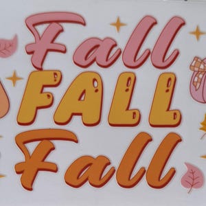 Build your own glitter tumbler cup (Fall Edition)