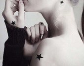 Waterproof Temporary Tattoo ---------Stars--------Set of two