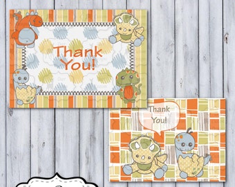 Thank You Cards | Dinos at Play Nursery | DIY Printable | Personal Use Only | Instant Download